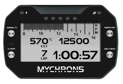Dash LED showing Safe2Race flags